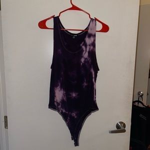 Tiedye purple body suit!